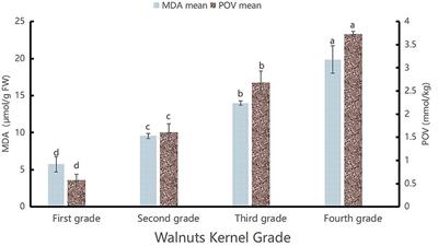 Intelligent grading method for walnut kernels based on deep learning and physiological indicators